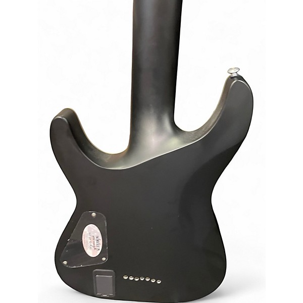 Used Schecter Guitar Research Damien Platinum Gray Solid Body Electric Guitar