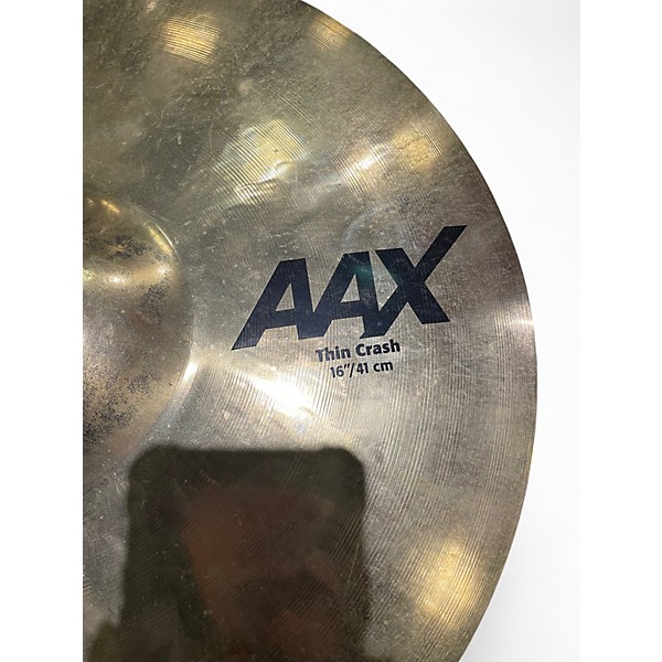 Used SABIAN 16in AAX Thin Crash Cymbal