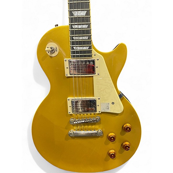 Used Epiphone Les Paul Standard Gold Top Solid Body Electric Guitar