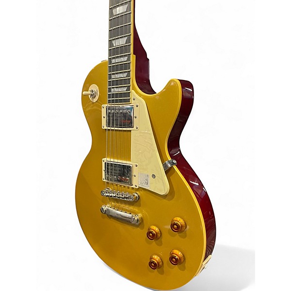 Used Epiphone Les Paul Standard Gold Top Solid Body Electric Guitar