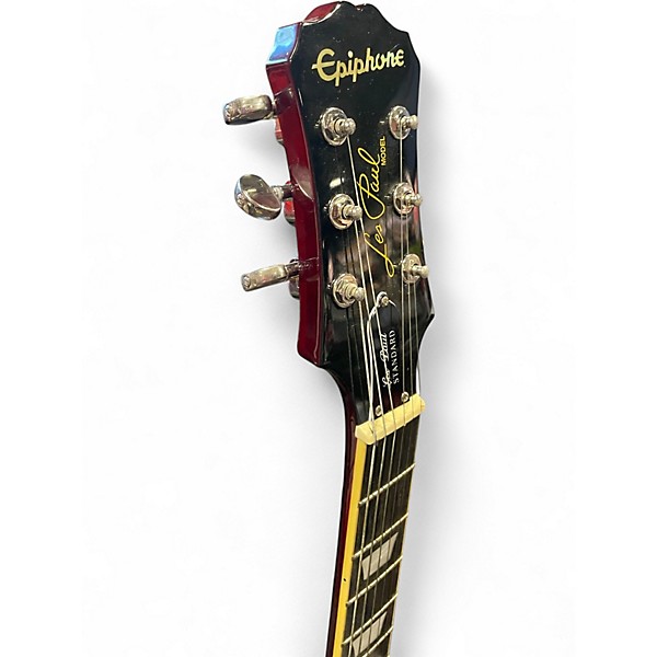 Used Epiphone Les Paul Standard Gold Top Solid Body Electric Guitar