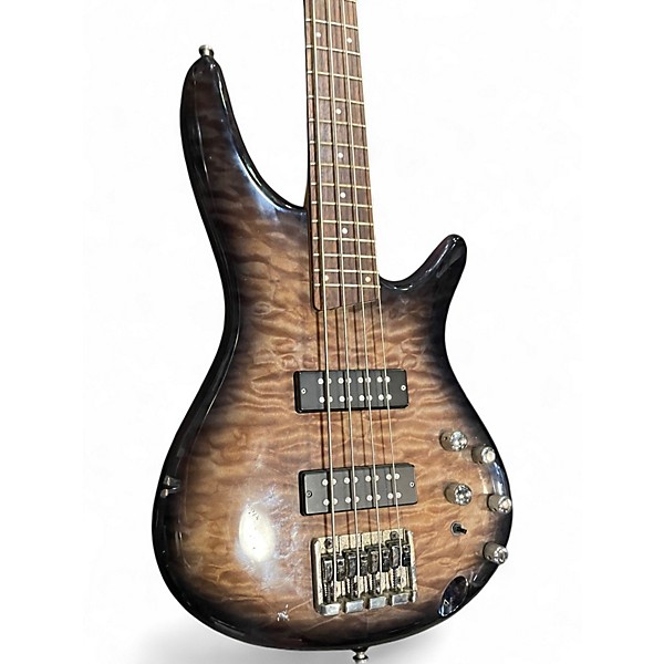 Used Ibanez SR400 Gray Electric Bass Guitar
