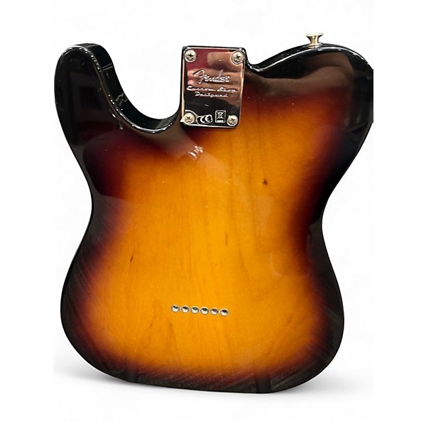 Used Fender Telecaster Custom 3 Tone Sunburst Solid Body Electric Guitar