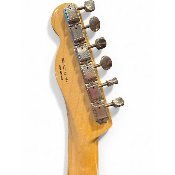 Used Fender Telecaster Custom 3 Tone Sunburst Solid Body Electric Guitar
