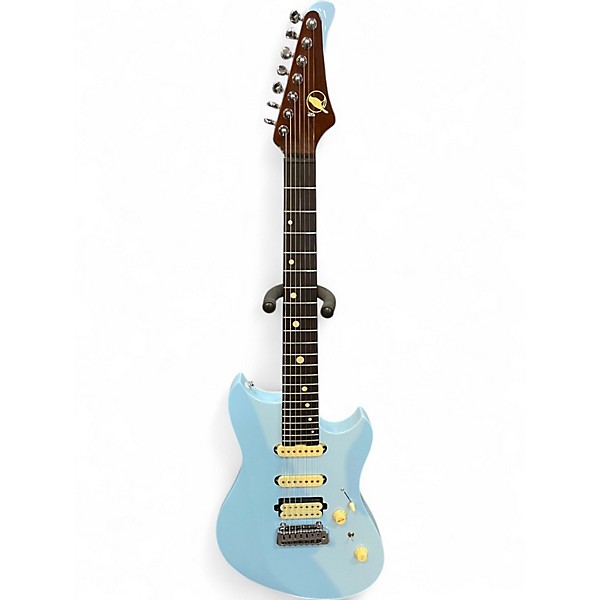 Used Cave And Canary The Meteor Modern Blue Solid Body Electric Guitar
