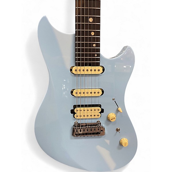 Used Cave And Canary The Meteor Modern Blue Solid Body Electric Guitar