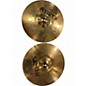Used SABIAN 13in AA MARCHING HATS PAIR Cymbal