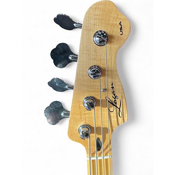 Used Logan P-Style Red Electric Bass Guitar