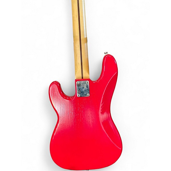 Used Logan P-Style Red Electric Bass Guitar