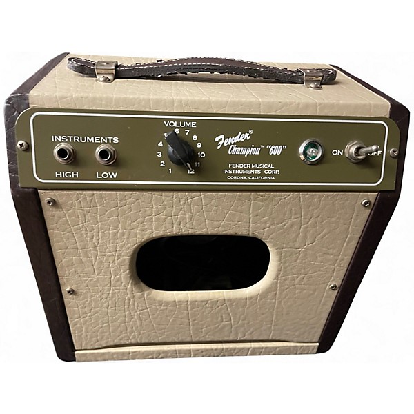 Used Fender Champion 600 5W 1X6 Tube Guitar Combo Amp