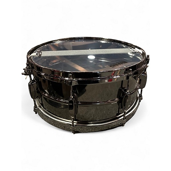 Used TAMA 14X6.5 Metalworks Snare BLACK NICKEL Drum