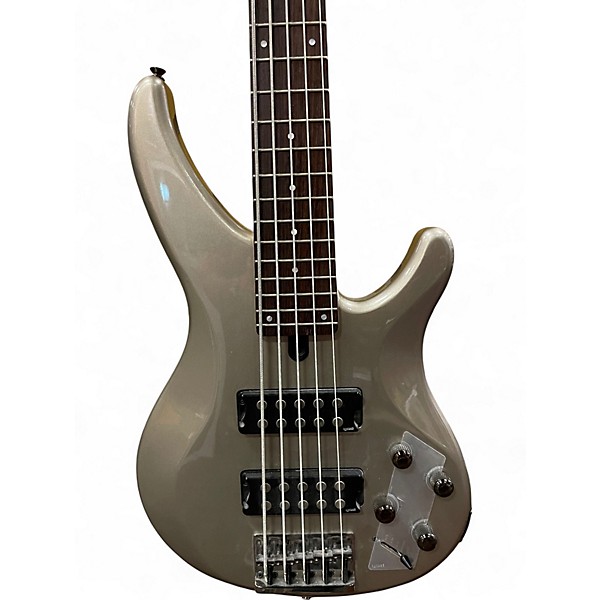 Used Yamaha TRBX305 Silver Electric Bass Guitar