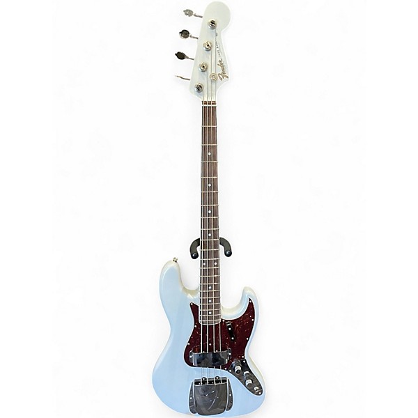 Used 2020 Fender 60th Anniversary Jazz Bass Arctic pearl Electric Bass Guitar