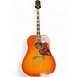 Used Epiphone INSPIRED BY GIBSON HUMMINGBIRD Cherry Sunburst Acoustic Electric Guitar thumbnail