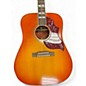 Used Epiphone INSPIRED BY GIBSON HUMMINGBIRD Cherry Sunburst Acoustic Electric Guitar
