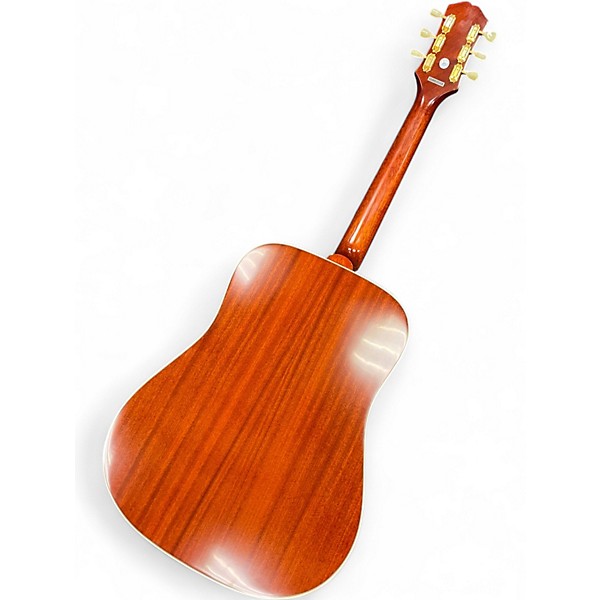 Used Epiphone INSPIRED BY GIBSON HUMMINGBIRD Cherry Sunburst Acoustic Electric Guitar