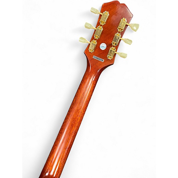 Used Epiphone INSPIRED BY GIBSON HUMMINGBIRD Cherry Sunburst Acoustic Electric Guitar