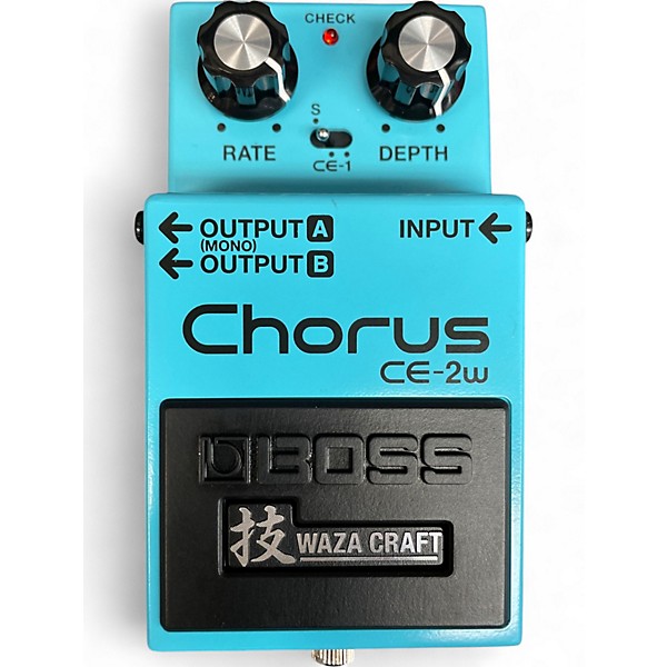 Used BOSS CE2W Waza Craft Chorus Effect Pedal