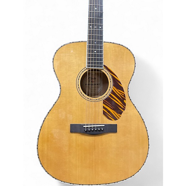 Used Fender PO220E Natural Acoustic Electric Guitar