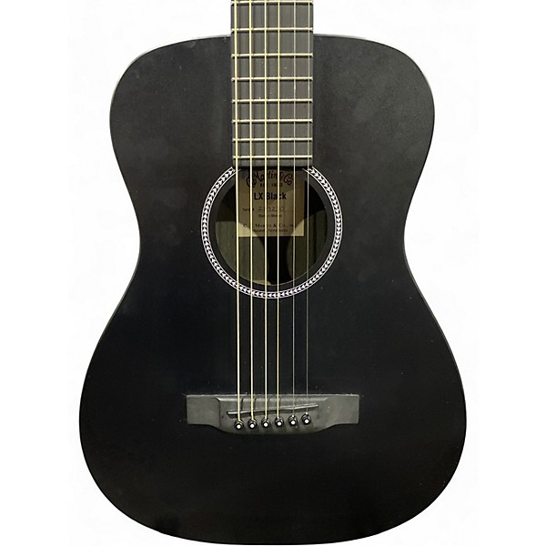 Used Martin LX BLACK Black Acoustic Guitar