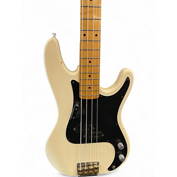Used 1990s Epiphone Accubass Olympic White Electric Bass Guitar