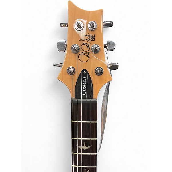 Used PRS SE Custom 24 Gray Flame Solid Body Electric Guitar