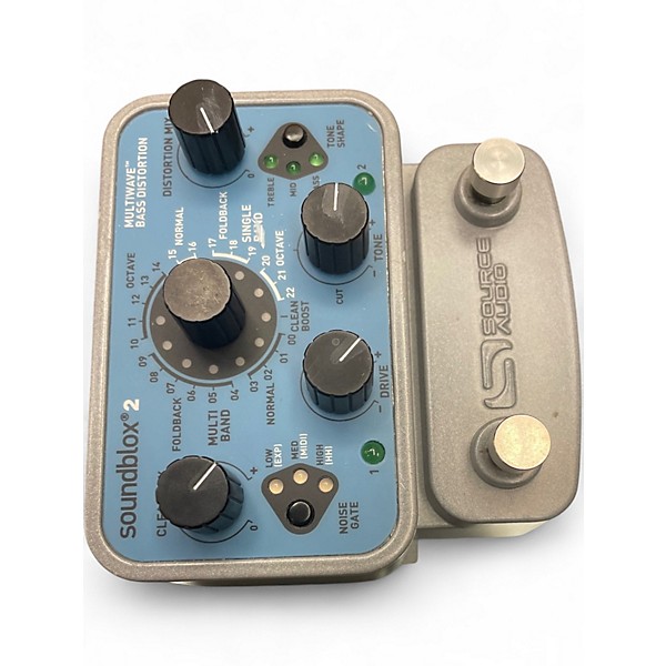 Used Source Audio Soundblox 2 Multiwave Bass Distortion Effect Pedal