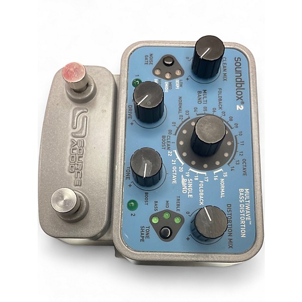 Used Source Audio Soundblox 2 Multiwave Bass Distortion Effect Pedal
