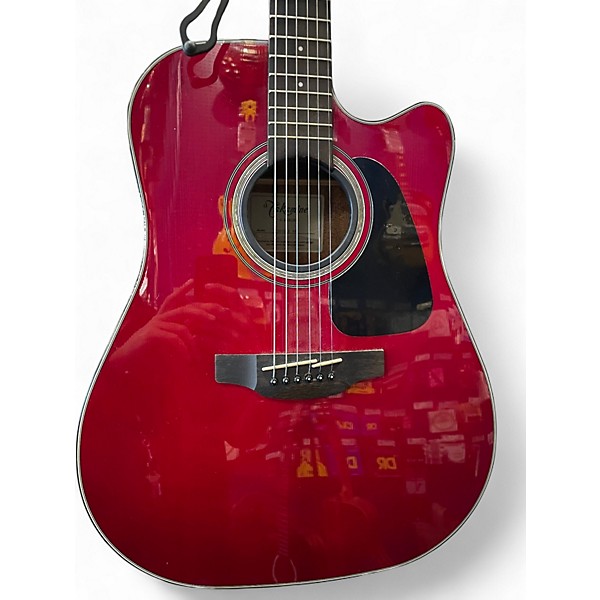 Used Takamine GD30CE Wine Red Acoustic Electric Guitar