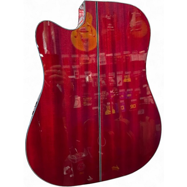 Used Takamine GD30CE Wine Red Acoustic Electric Guitar