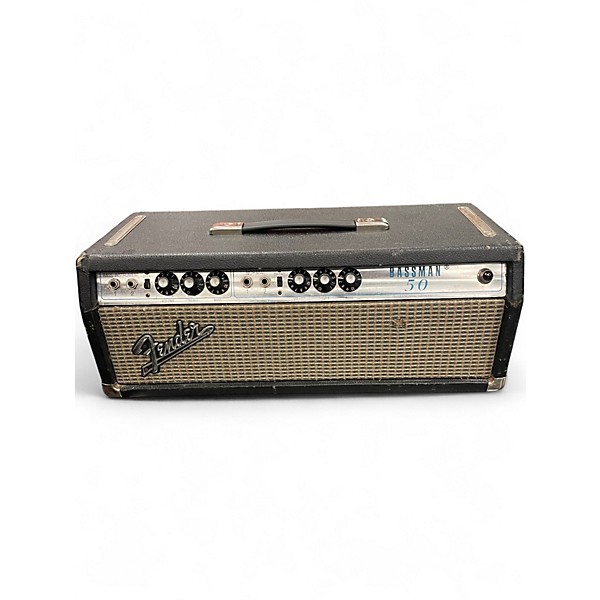 Used Fender 1972 BASSMAN 50 Tube Guitar Amp Head