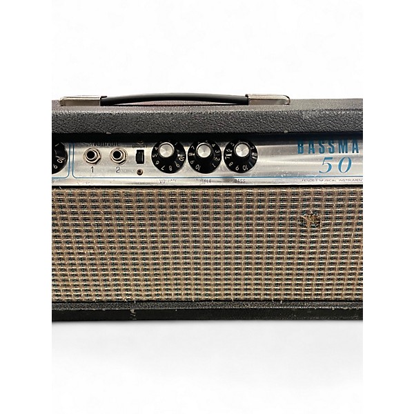 Used Fender 1972 BASSMAN 50 Tube Guitar Amp Head
