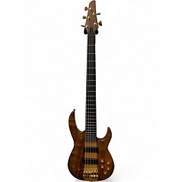 Used 2000s Carvin LB75 Koa Natural Electric Bass Guitar