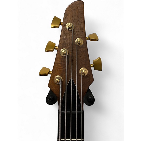 Used 2000s Carvin LB75 Koa Natural Electric Bass Guitar