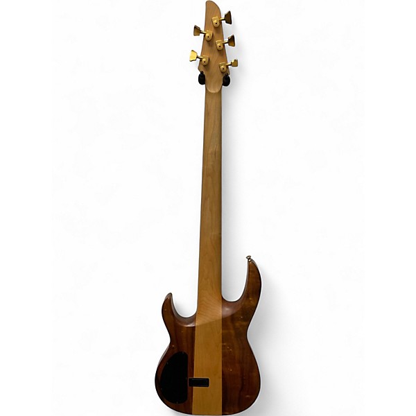 Used 2000s Carvin LB75 Koa Natural Electric Bass Guitar