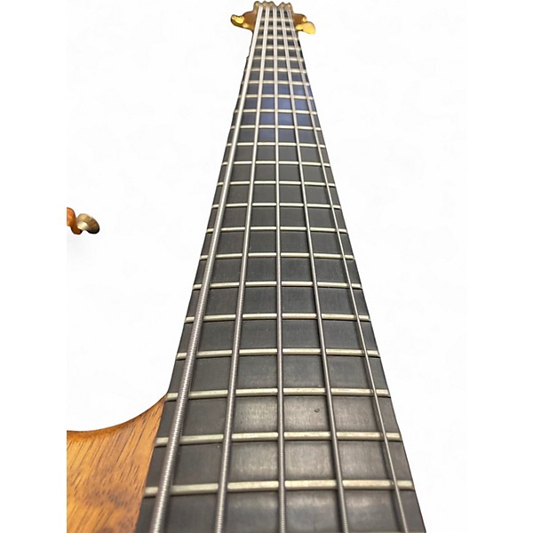 Used 2000s Carvin LB75 Koa Natural Electric Bass Guitar