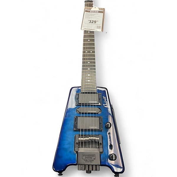 Used Steinberger Spirit GT Pro Blue Burst Electric Guitar