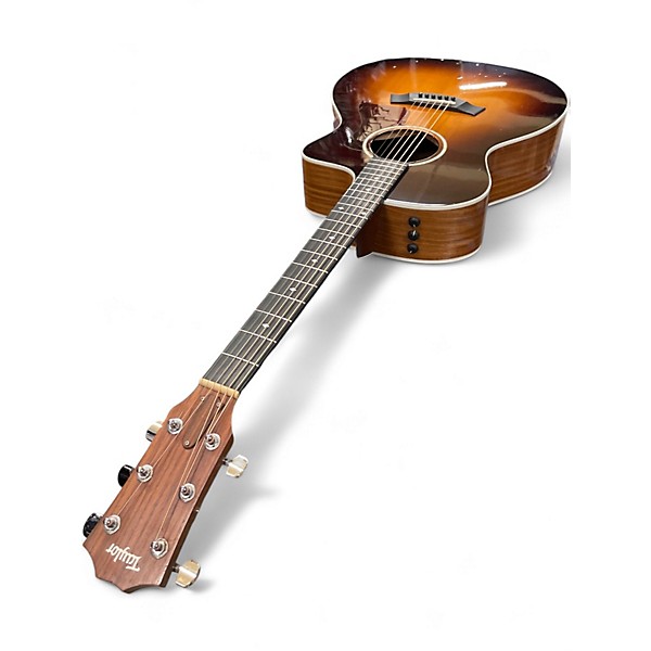Used Taylor 214CE Deluxe SUNBURST Acoustic Electric Guitar