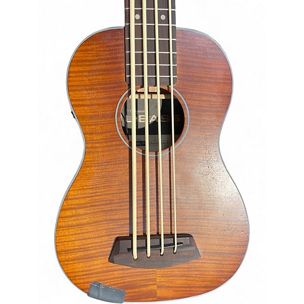 Used Kala Exotic Mahogany U-Bass 2 Tone Sunburst Acoustic Bass Guitar