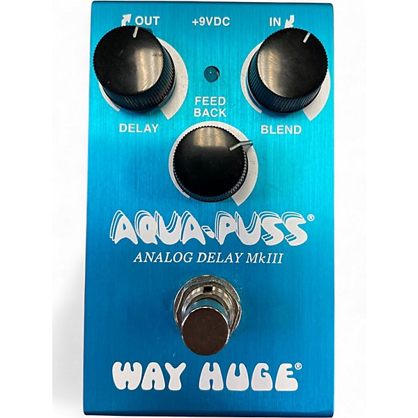 Used Way Huge Electronics WHE701 Aqua Puss Analog Delay Effect Pedal