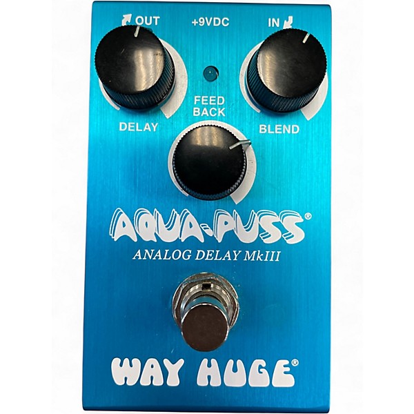 Used Way Huge Electronics WHE701 Aqua Puss Analog Delay Effect Pedal