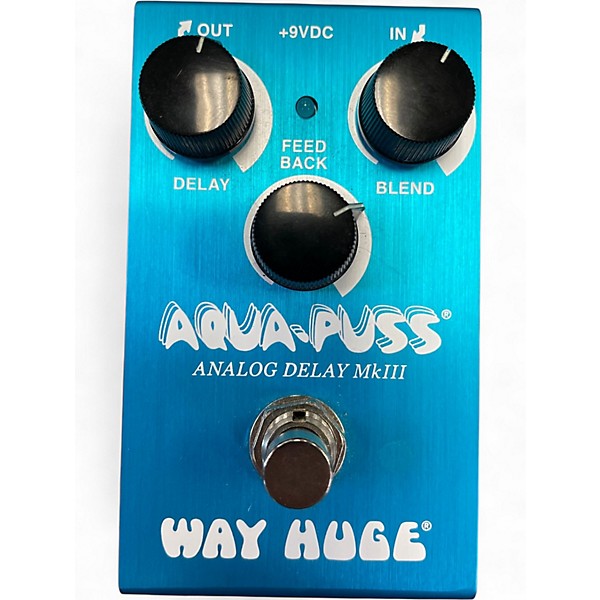 Used Way Huge Electronics WHE701 Aqua Puss Analog Delay Effect Pedal