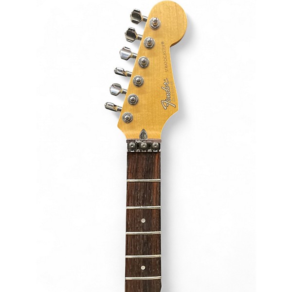 Vintage 1980s Fender st 656 Contemporary Black Solid Body Electric Guitar