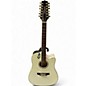 Used Takamine GD37CE 12 Pearl White 12 String Acoustic Electric Guitar thumbnail
