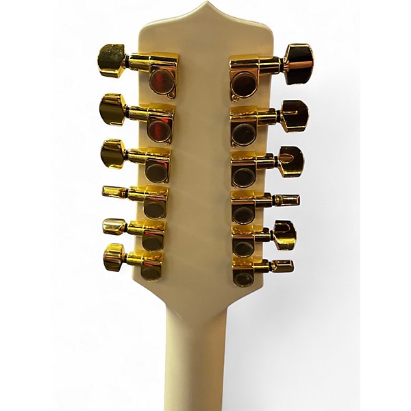Used Takamine GD37CE 12 Pearl White 12 String Acoustic Electric Guitar