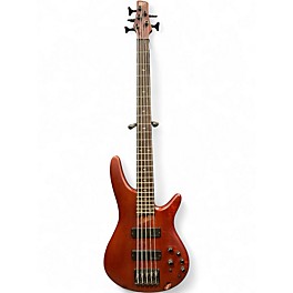 Used Ibanez sr505e Amber Electric Bass Guitar