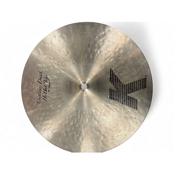 Used Zildjian 13in K Custom Dark Hi Hat Pair Cymbal