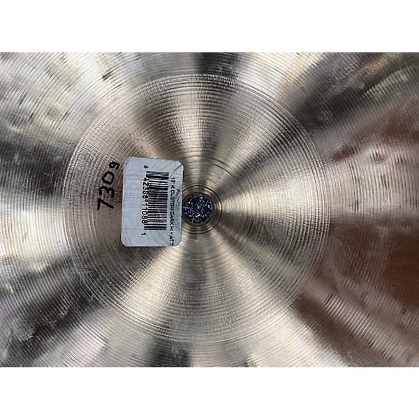 Used Zildjian 13in K Custom Dark Hi Hat Pair Cymbal