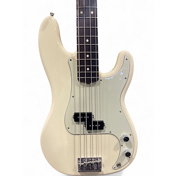 Used Fender American Professional Precision Bass Cream Electric Bass Guitar