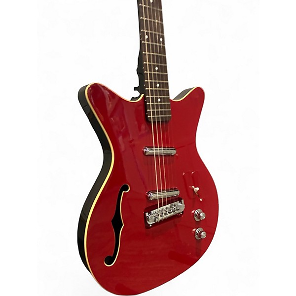 Used Danelectro Fifty Niner DC red top Hollow Body Electric Guitar